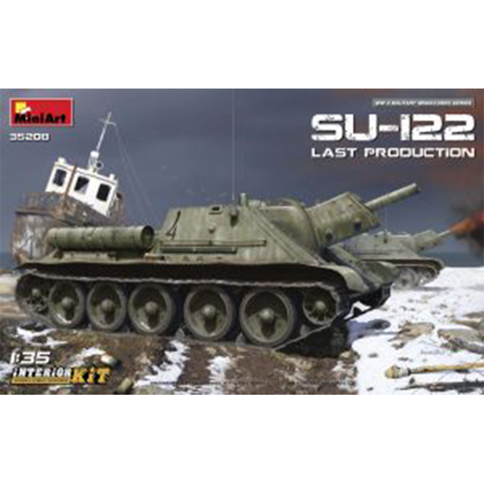 Miniart 1/35 Maket Soviet Self-Propelled Gun SU-122 (Last Production) Interior Kit